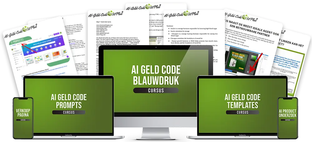 AI Geld Code Blauwdruk schermen